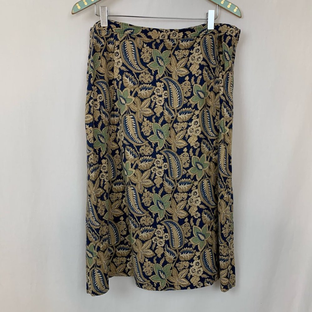 Coldwater Creek Women's PXL Knee Length Wrap Skirt